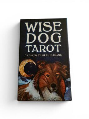 Wise Dog Tarot Deck MJ Cullinane Complete 78 Cards Guidebook Like New Divination